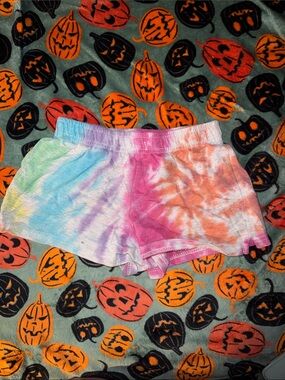 Imperial Star Girls' Tie-Dye Rainbow Shorts